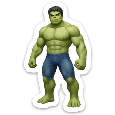 Hulk full body sticker