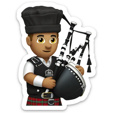 Bagpiper  sticker
