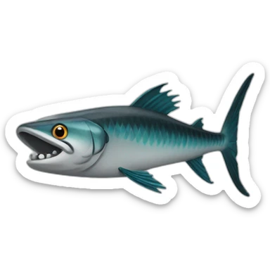 Barracuda black sticker