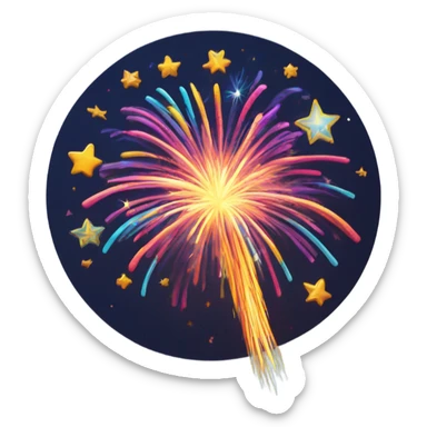 fireworks sticker