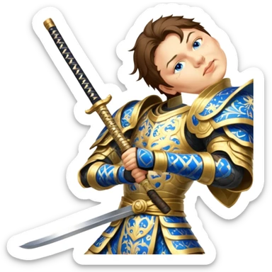 Golden Samurai sticker
