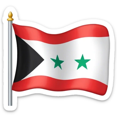 Syrias new flag  sticker