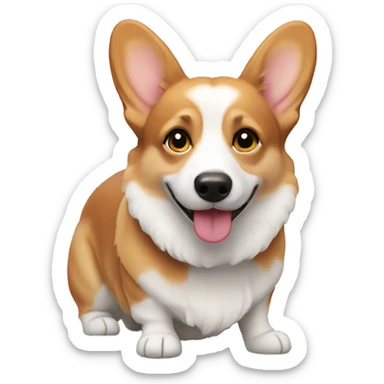 Welsh Corgi named Betty  sticker