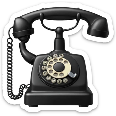 Phone hotline phone sticker