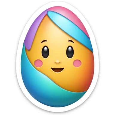 easter egg sticker