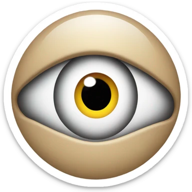 Eye twitching emoji sticker