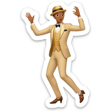 Charleston dance sticker