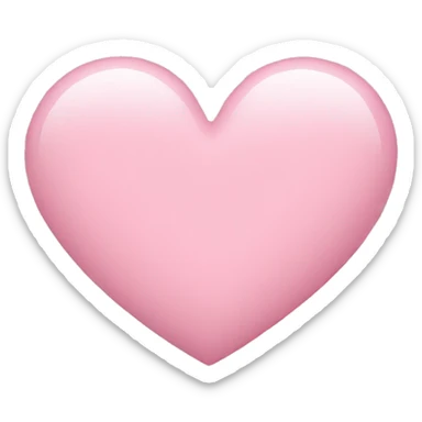 Baby pink heart sticker