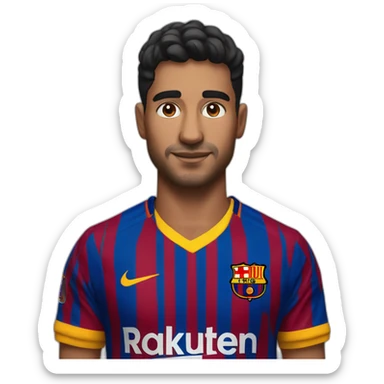 Ronald Araujo in Barcelona shirt sticker