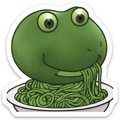 upset spaghetti  sticker