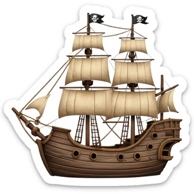 pirot ship  sticker