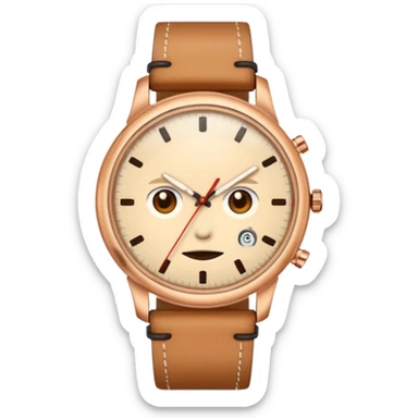 a watch person sticker