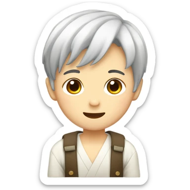 cute japanese boy sticker