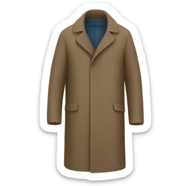 invisible man coat sticker