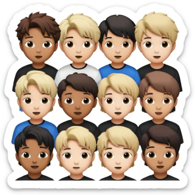 Stray kids from k pop sticker