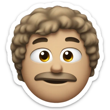 Bum bum fluf sticker