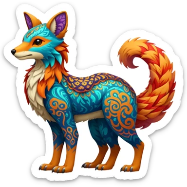 Fionbri-Vernid-creature by Falvie (full body) sticker