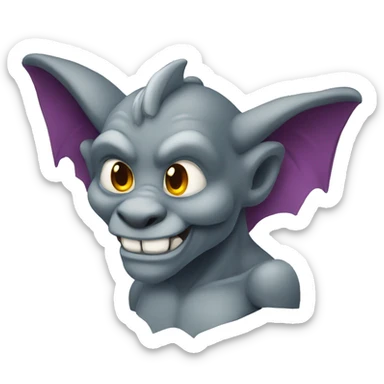 gargoyle mascot sticker