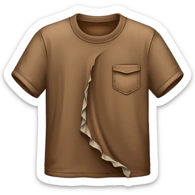 Peasant rags clothes sticker