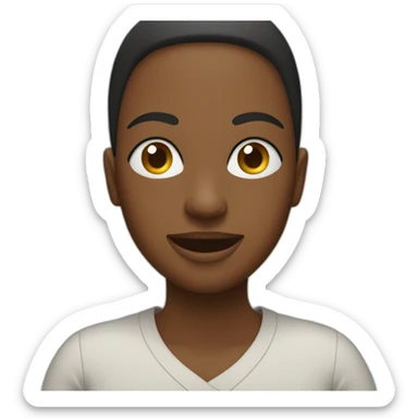 Personne heureuse mais débordante sticker