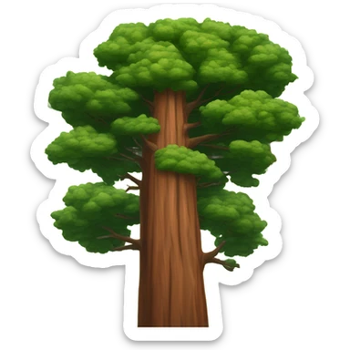 Redwood  forest sticker