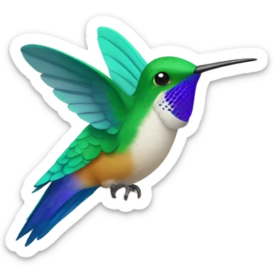 colibri sticker