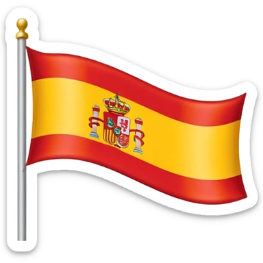 Flag of Spanish Kingdom sticker