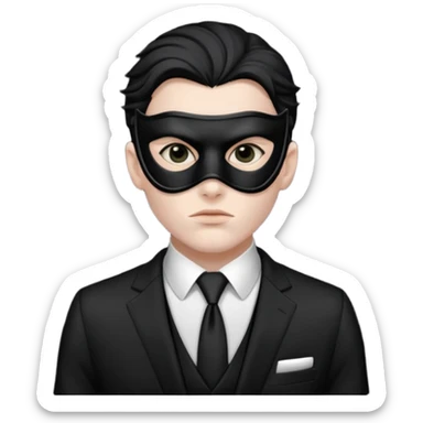 Black Noir from the Boys TV show sticker