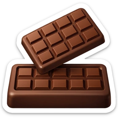 dubai Chocolate piece sticker