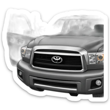 black 2010 toyota sequoia trd sticker