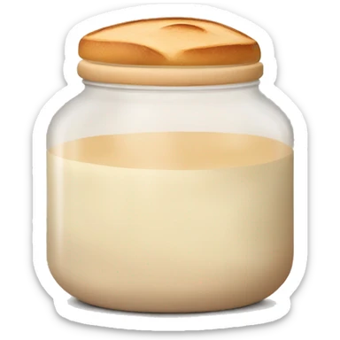 Sourdough starter sticker