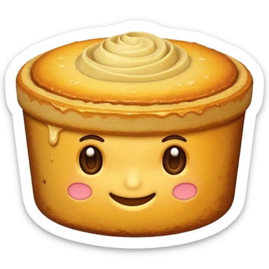 bizcocho mantecado sin carita sticker