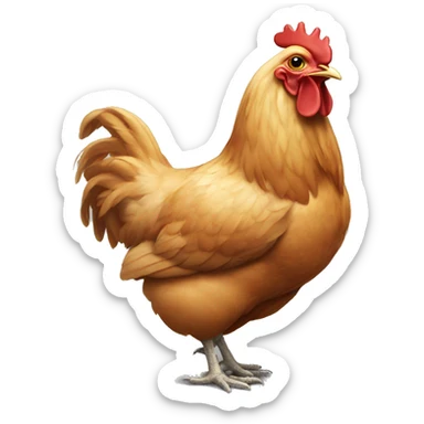 Chicken sticker