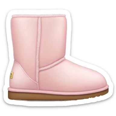 pastel pink uggs sticker
