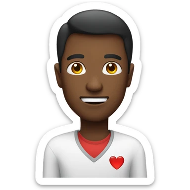 person heart rate high sticker