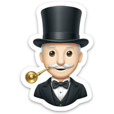 Monopoly man  sticker