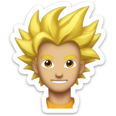Super Sayan sticker
