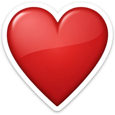 A ace of hearts playing card with a broken heart sticker