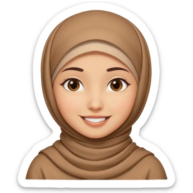 Hijabi girl sticker