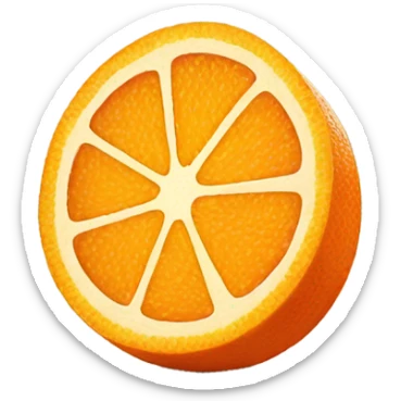 orange segment sticker