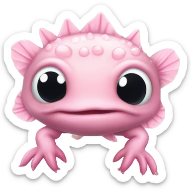 Axolotl sticker