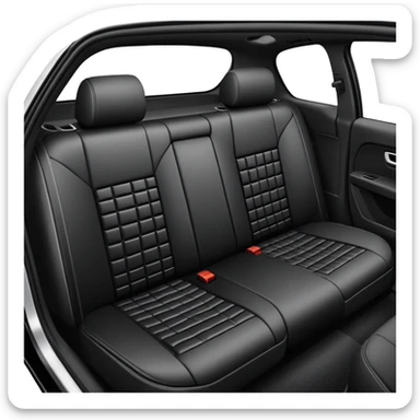 car interior with sound deadening material being installed, soundproofing a vehicle sticker