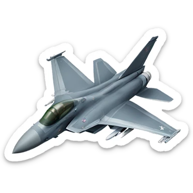 Fighter jet sticker