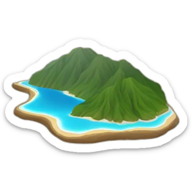Ile de la reunion sticker
