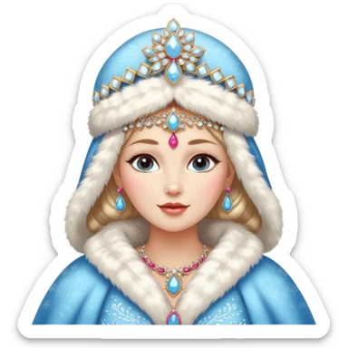 please include snow maid bbut make her glamourous she is in moscow sticker