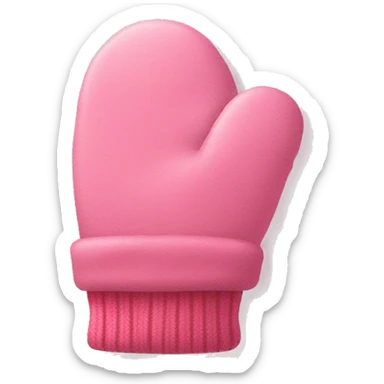 Pink mittens  sticker