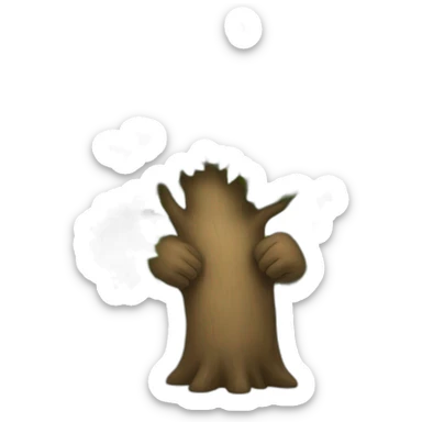 tree hug sticker