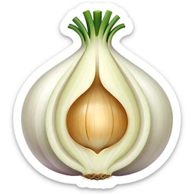 ciopolle affettate a rondelle sticker