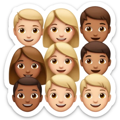 67 kid emoji sticker