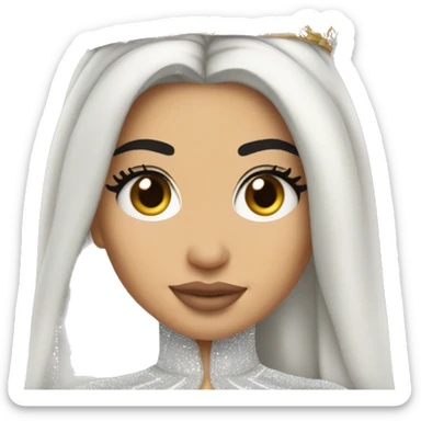 Kylie Jenner as a princess sticker